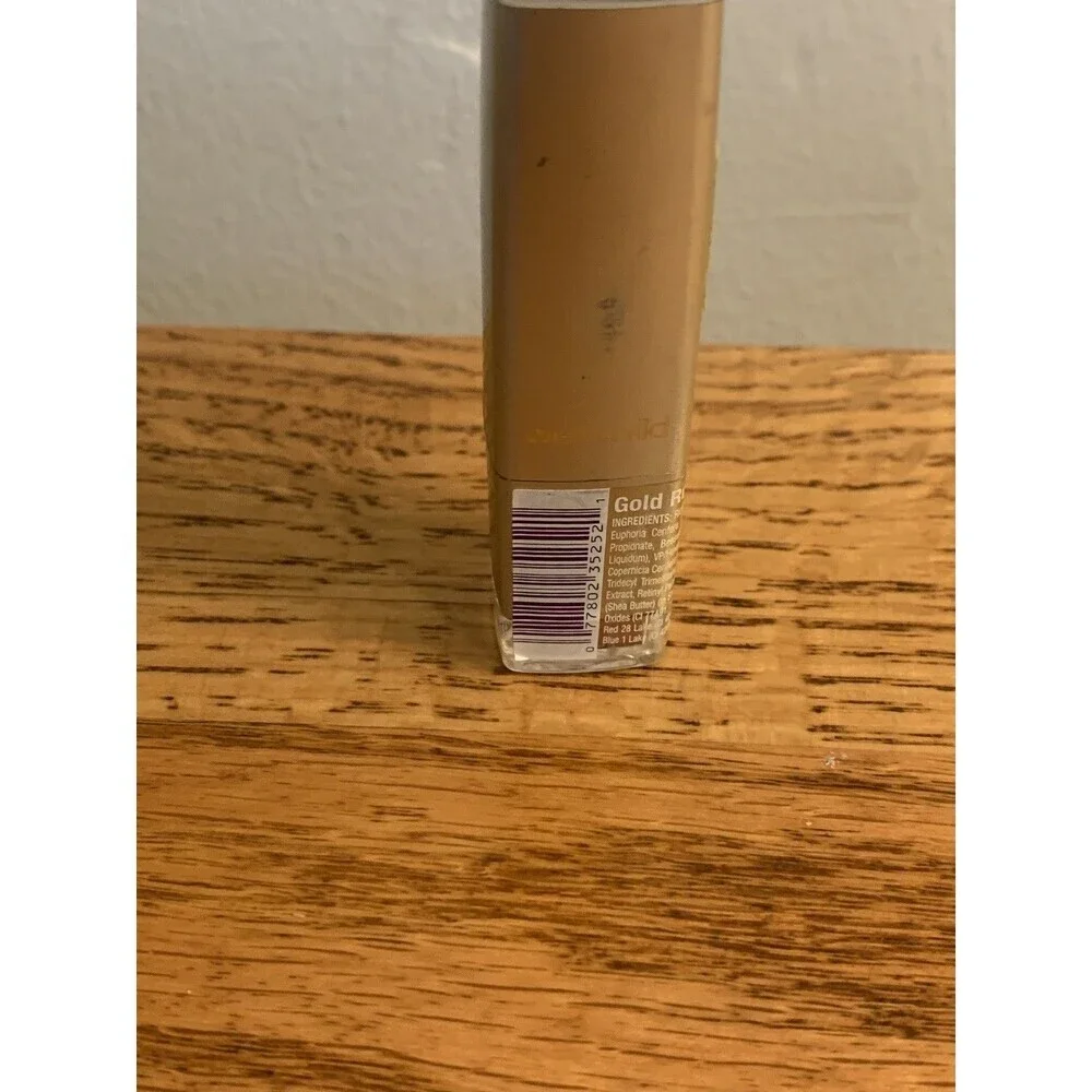 WET N WILD Mega Colors Lipstick - 770A GOLD RUSH Very Rare y2k *SEE PHOTOS*